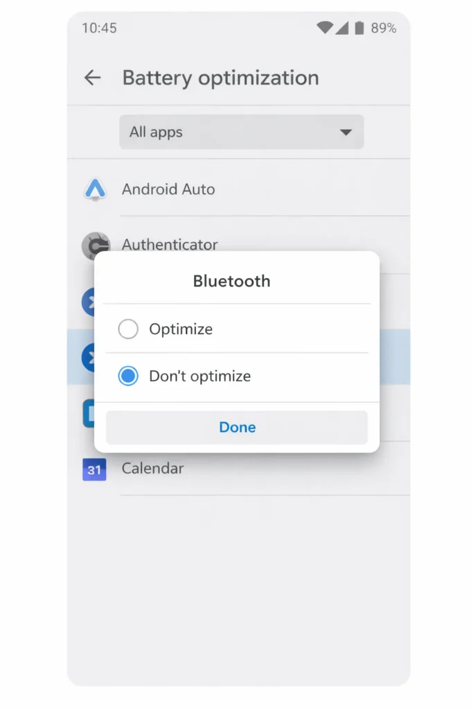 Bluetooth keeps disconnecting Android