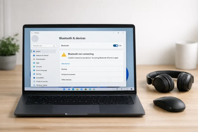 Bluetooth not working on laptop