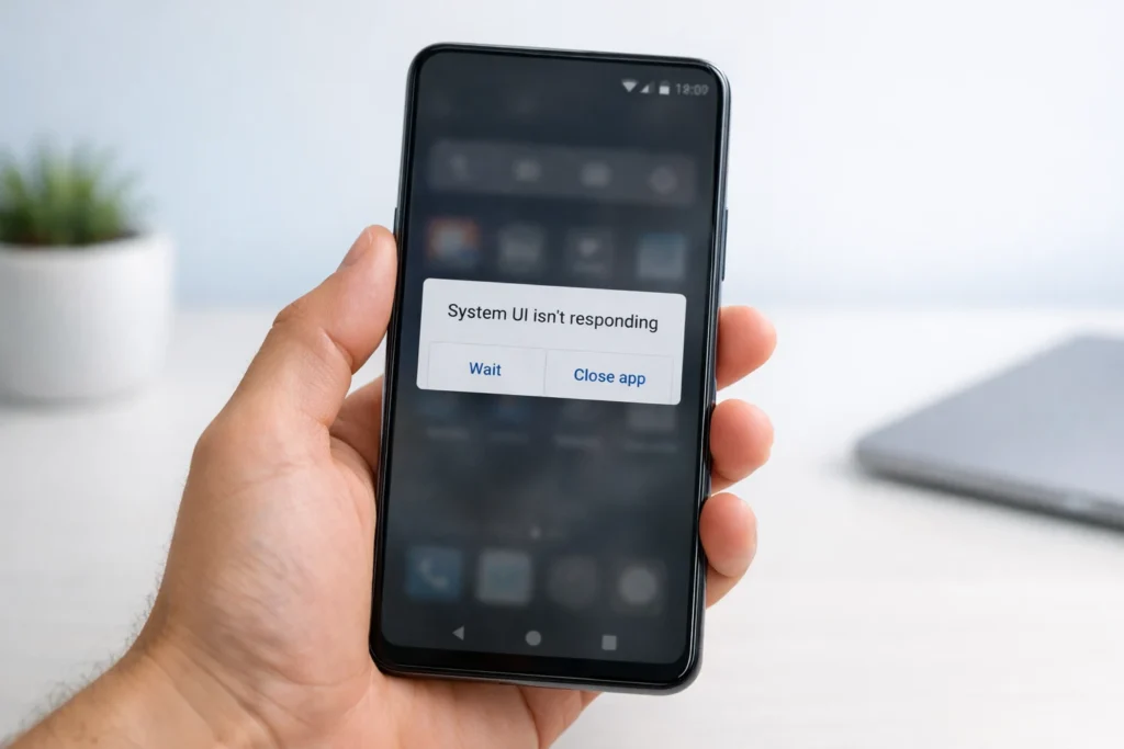 System UI not responding