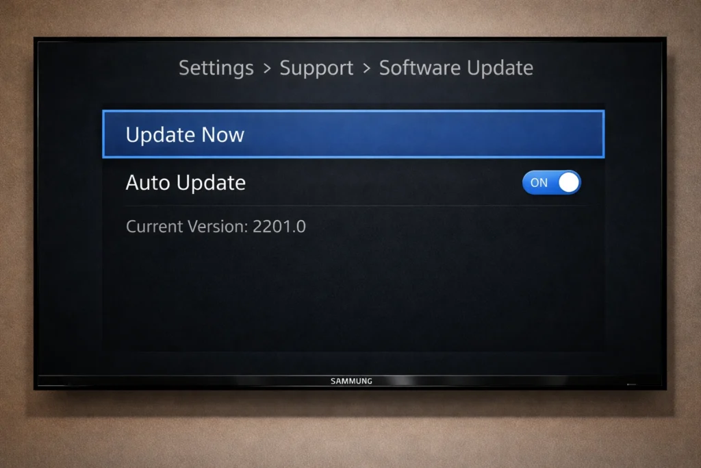 YouTube not working on Samsung TV