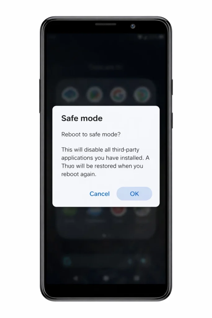 Android phone keeps restarting