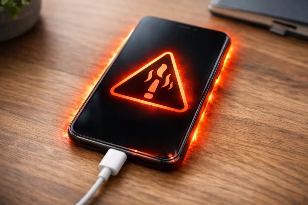 phone overheating while charging
