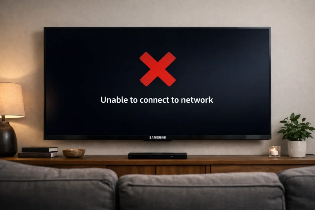 Samsung TV not connecting to WiFi