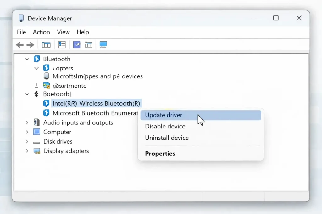 Bluetooth not working Windows 10