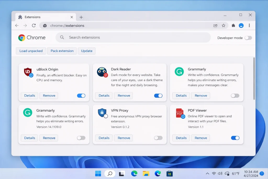 Chrome download failed