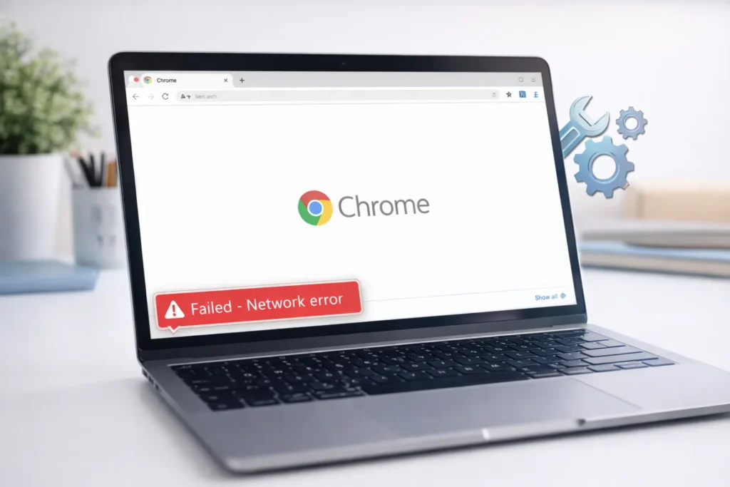 Chrome download failed