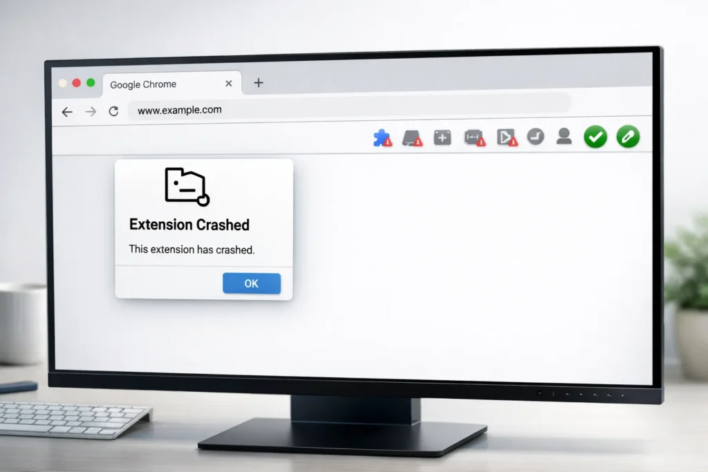 Chrome extensions not working