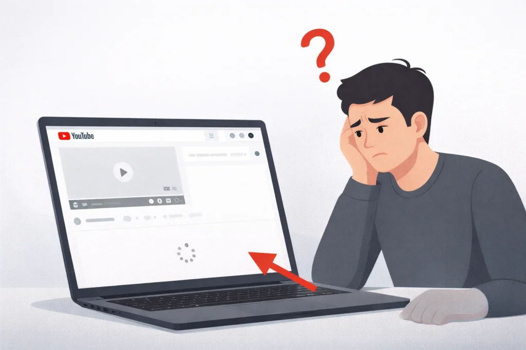 YouTube comments not loading