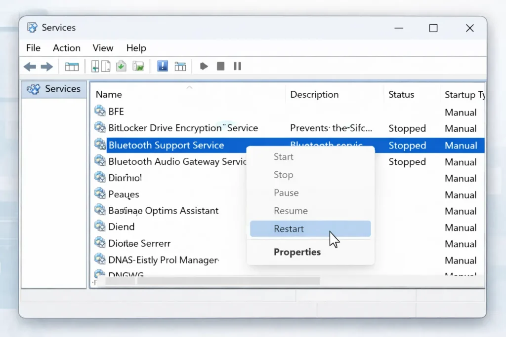 Bluetooth not working Windows 10