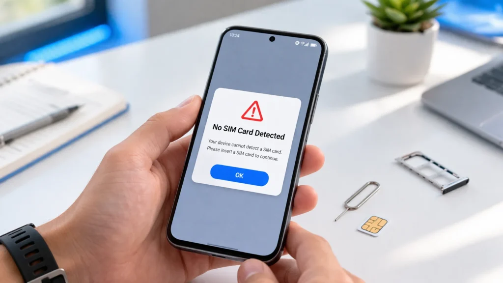 SIM card not detected