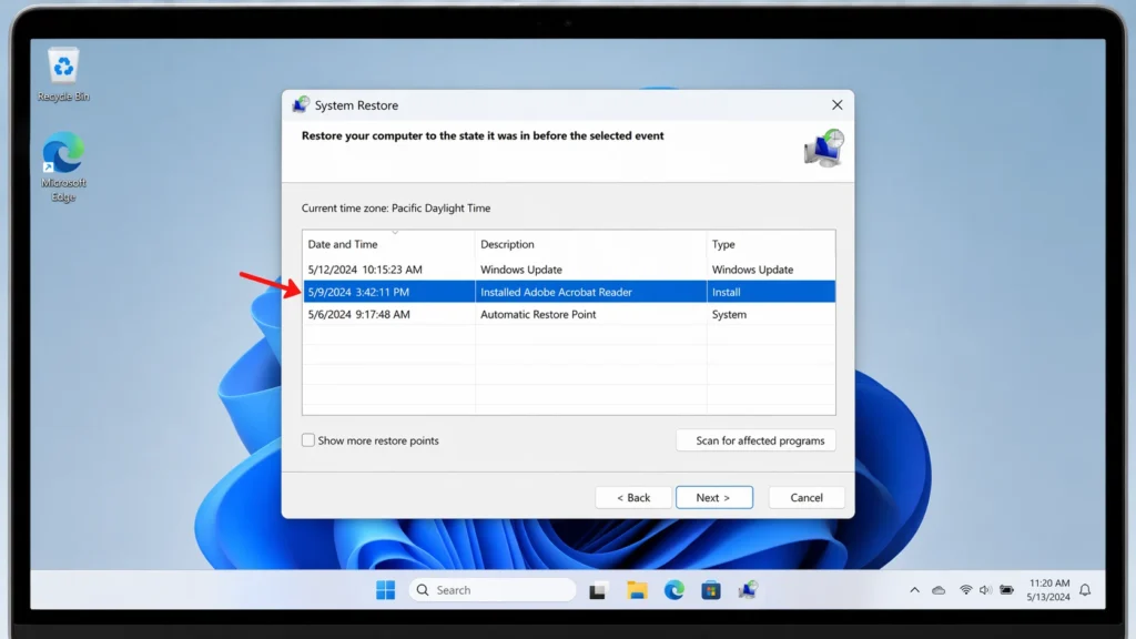 laptop touchpad not working