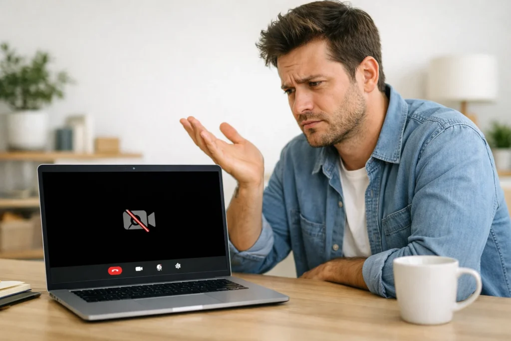 laptop camera not working