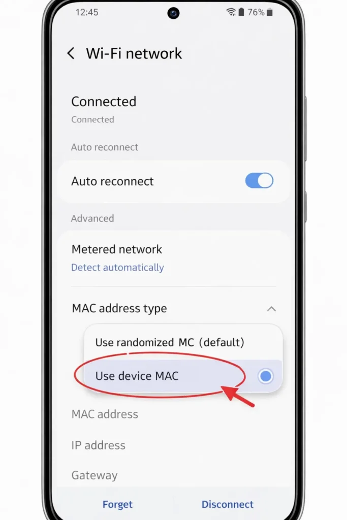 android phone not connecting to wifi