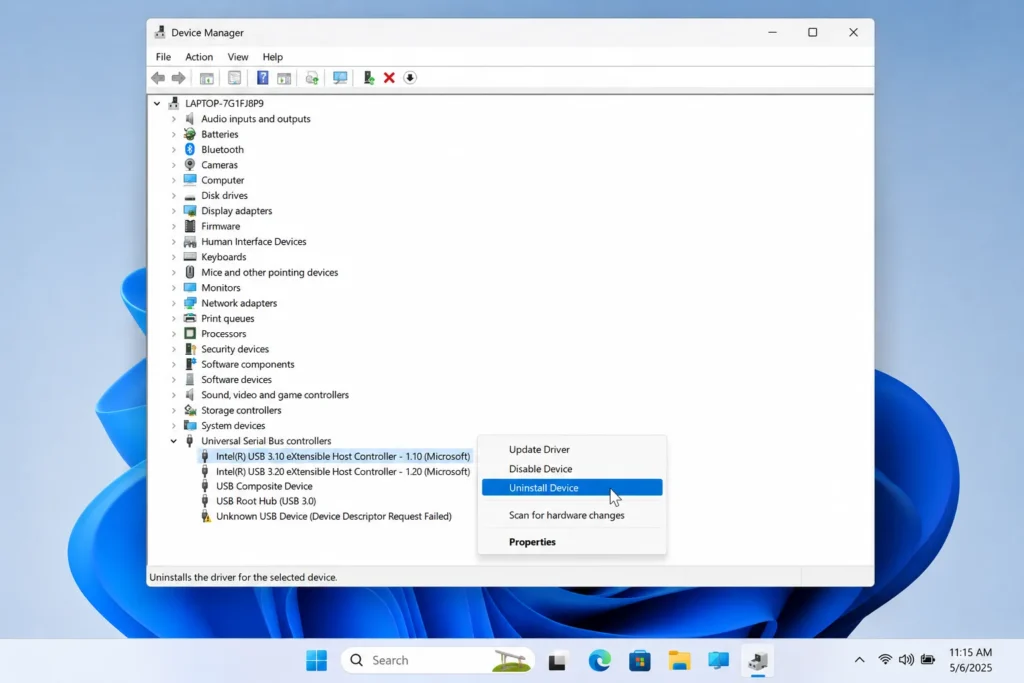 Laptop USB Ports Not Working