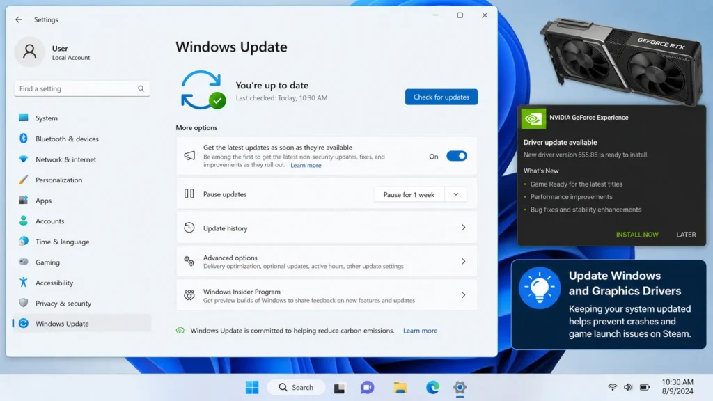 Steam games not launching on Windows 11